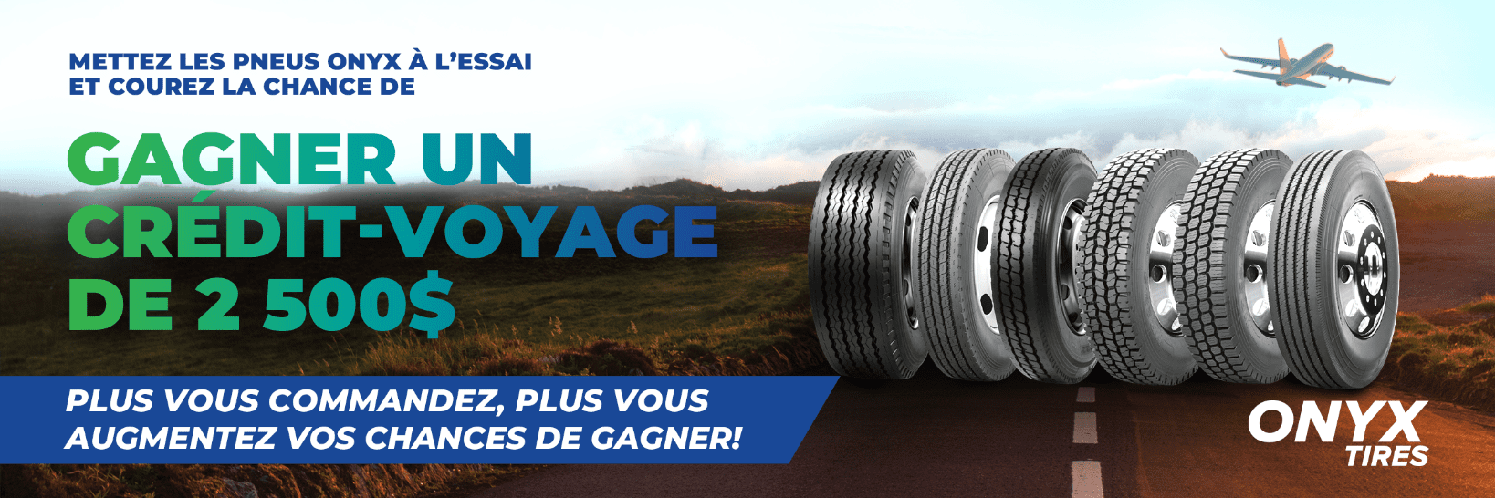 Onyx - Gagner un credit voyage de plus de 2500$